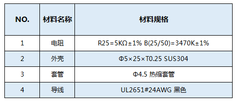 热泵专用热敏电阻温度传感器