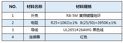 暖通设备NTC温度传感器